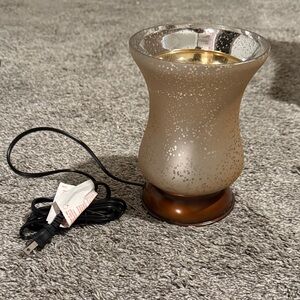 Scentsy Brown and Silver Candle Warmer